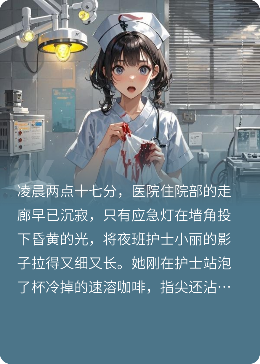 夜班手术室：冷风中的阴影