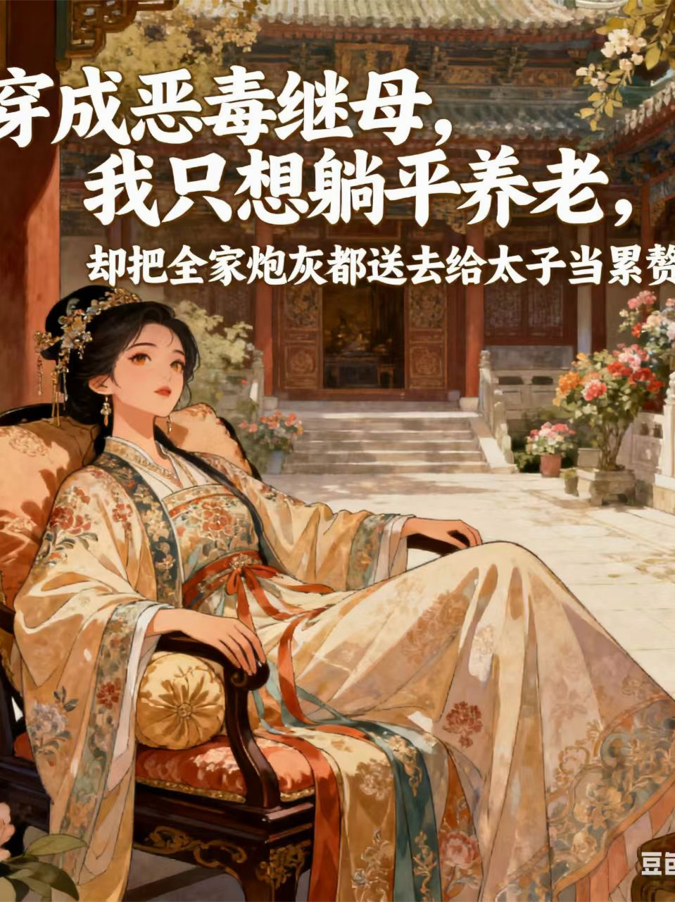 穿成恶毒继母，我只想躺平养老，把全家送给太子当累赘