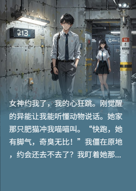 觉醒异能动物说话，女神猫咪耳语：她有脚气，奇臭无比