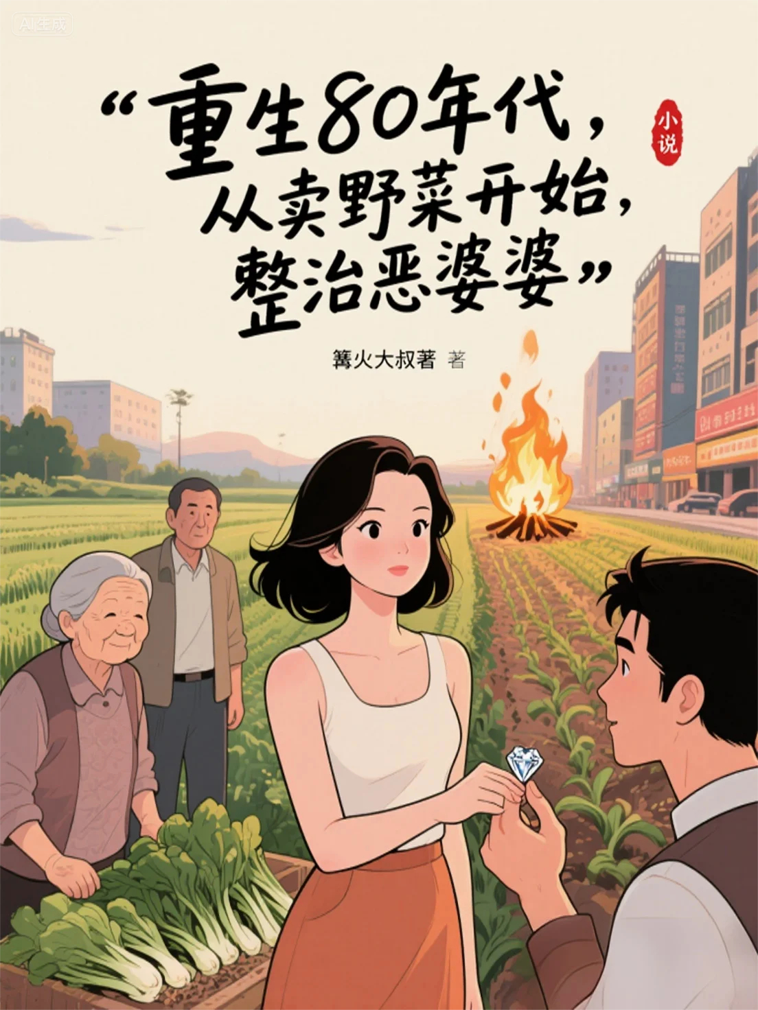 重生80年代，从卖野菜开始，整治恶婆婆