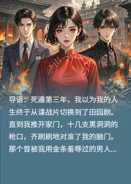 穿成恶女搞垮大帅后，我死遁了…结果被3人堵到腿软