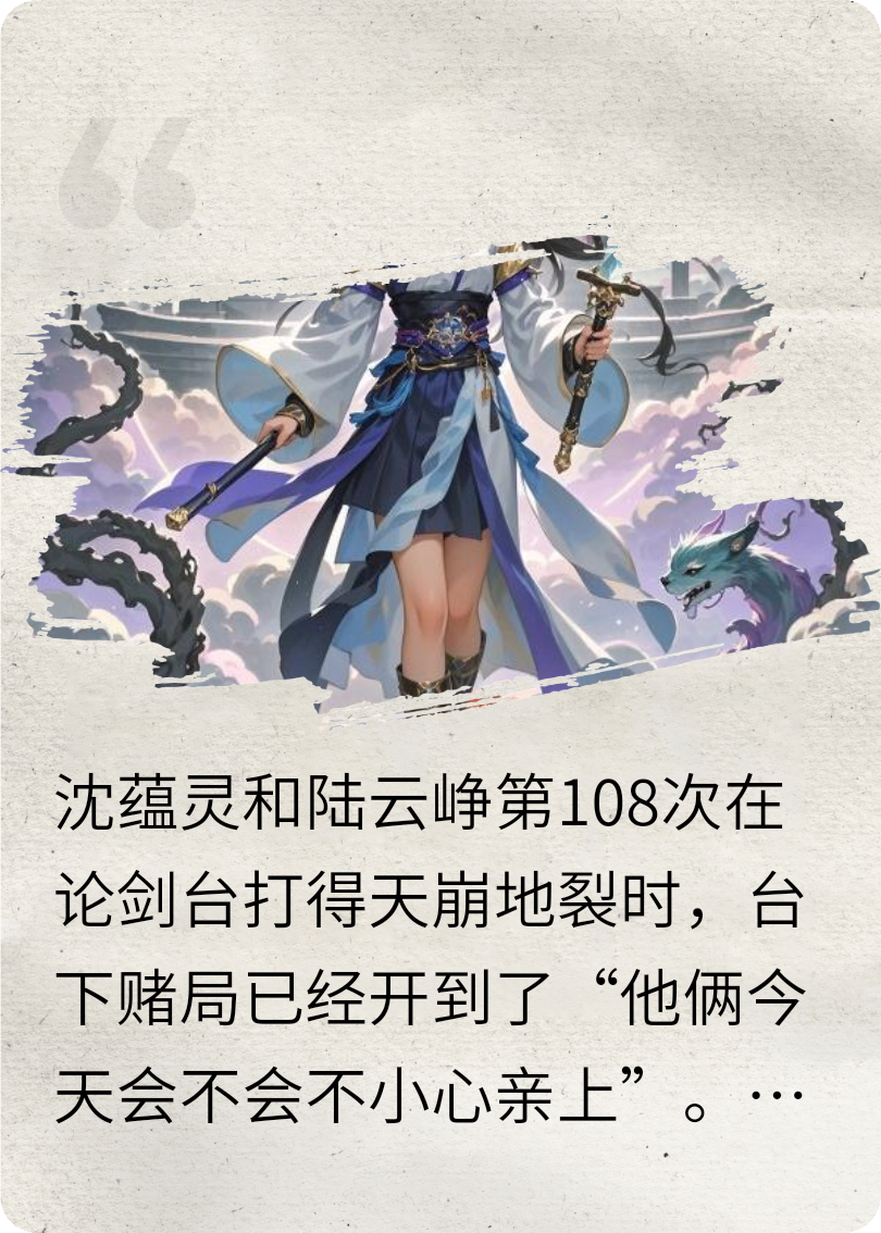 整个修真界都在磕cp