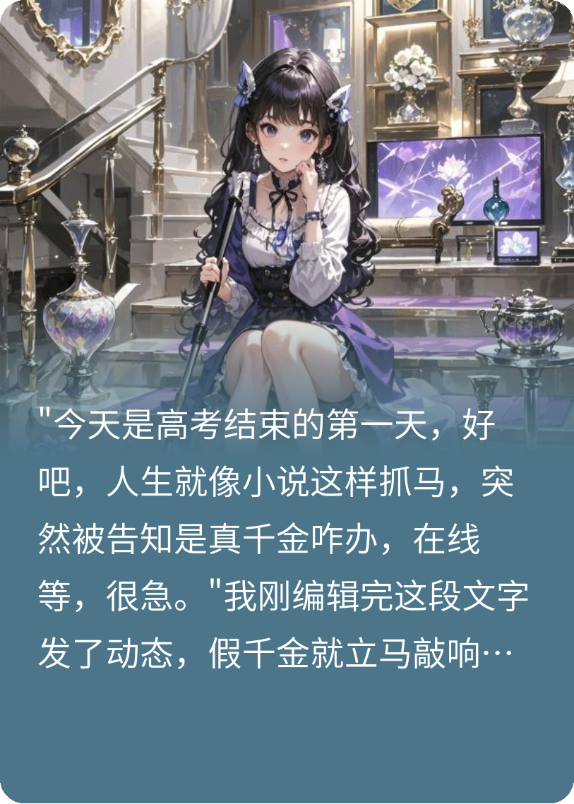 成为真千金，家人是人机？让我也来演两集