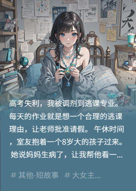 调剂到逃课专业，弹幕让我不要帮室友照顾孩子