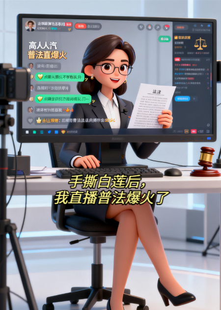 手撕白莲后，我直播普法爆火了