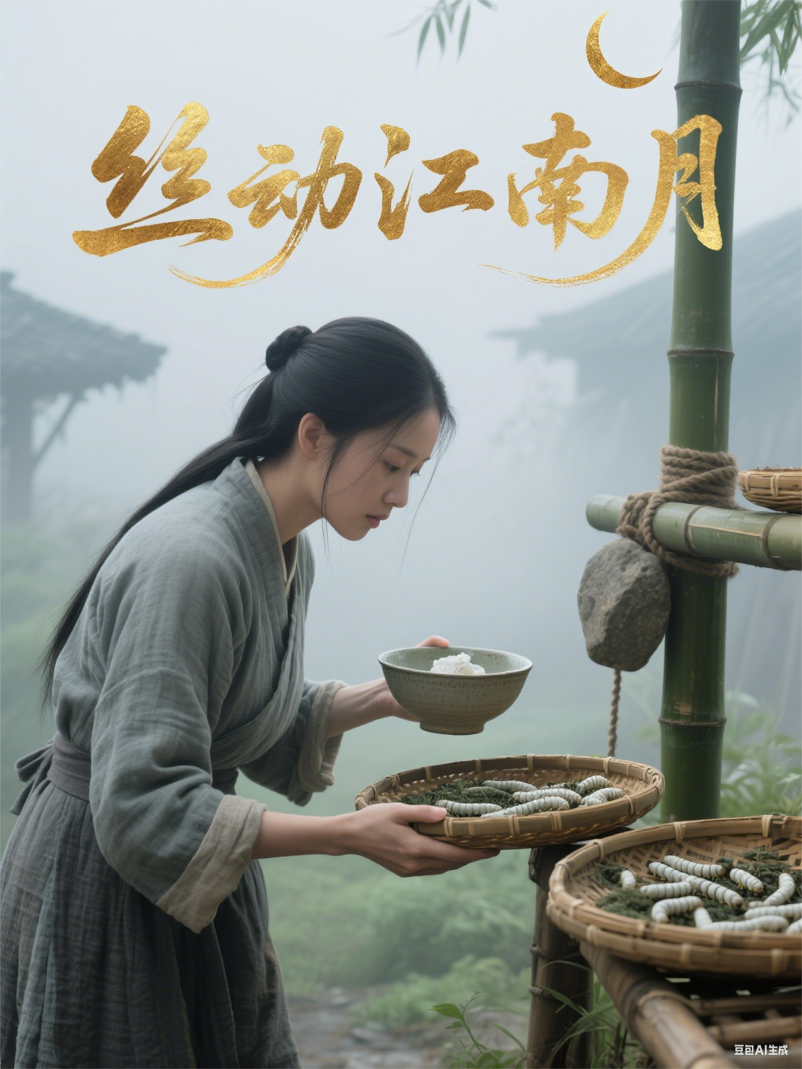 丝动江南月