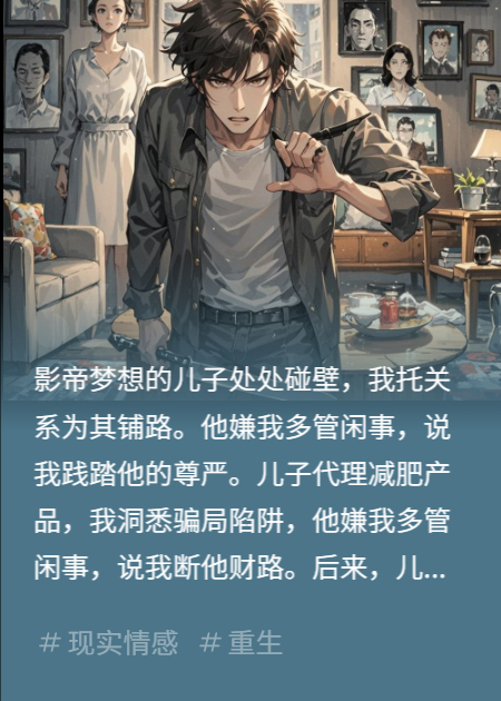 儿子一刀送我上路，重生后我不再多管闲事