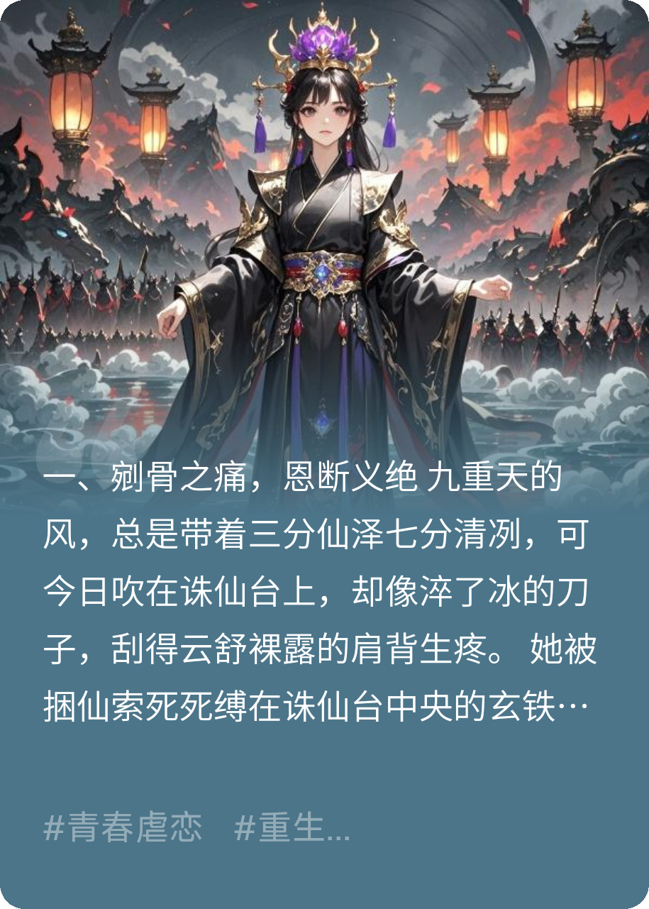 仙尊挖我仙骨后，他哭了