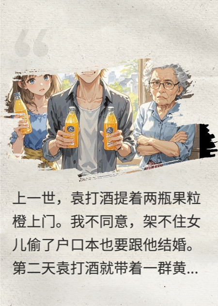 黄毛提着果粒橙上门，我将户口本双手献上