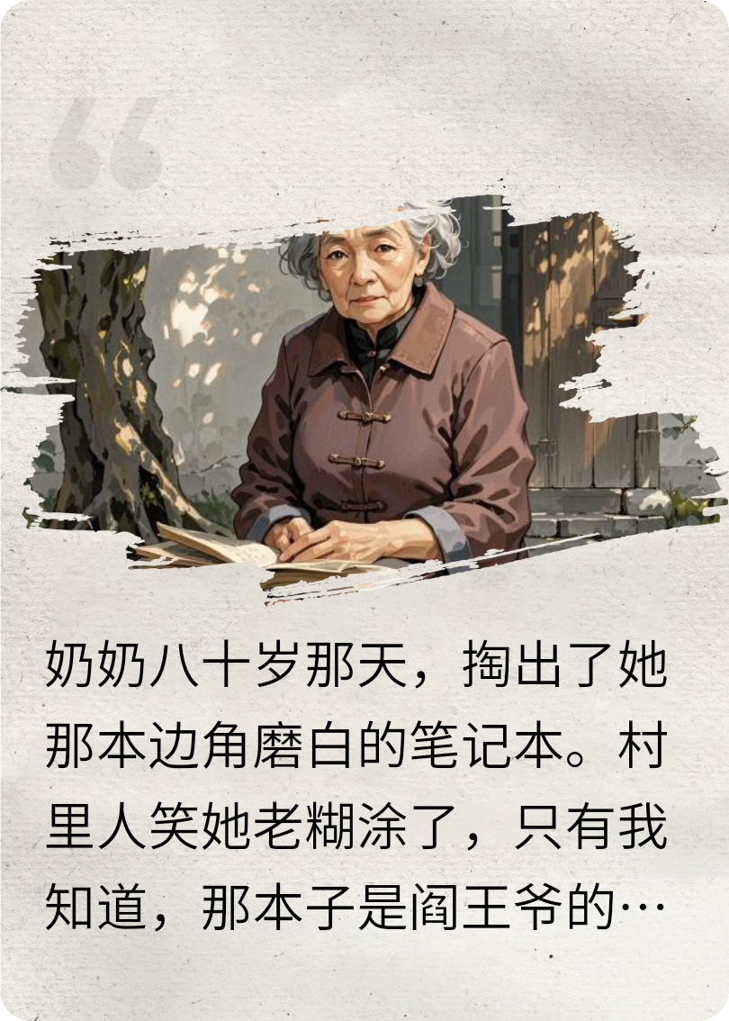 我奶一翻簿，全村都得跪！