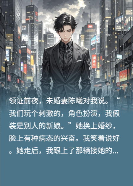 她说玩个刺激的，穿着婚纱与情敌玩角色扮演