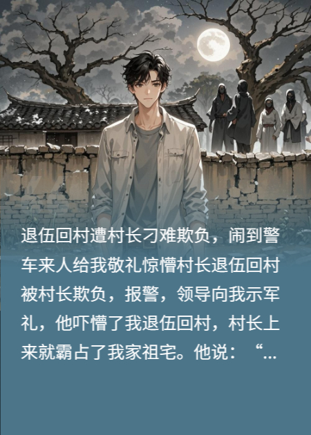 回村被村长欺负，报警，领到直接走向我握手，他吓懵了