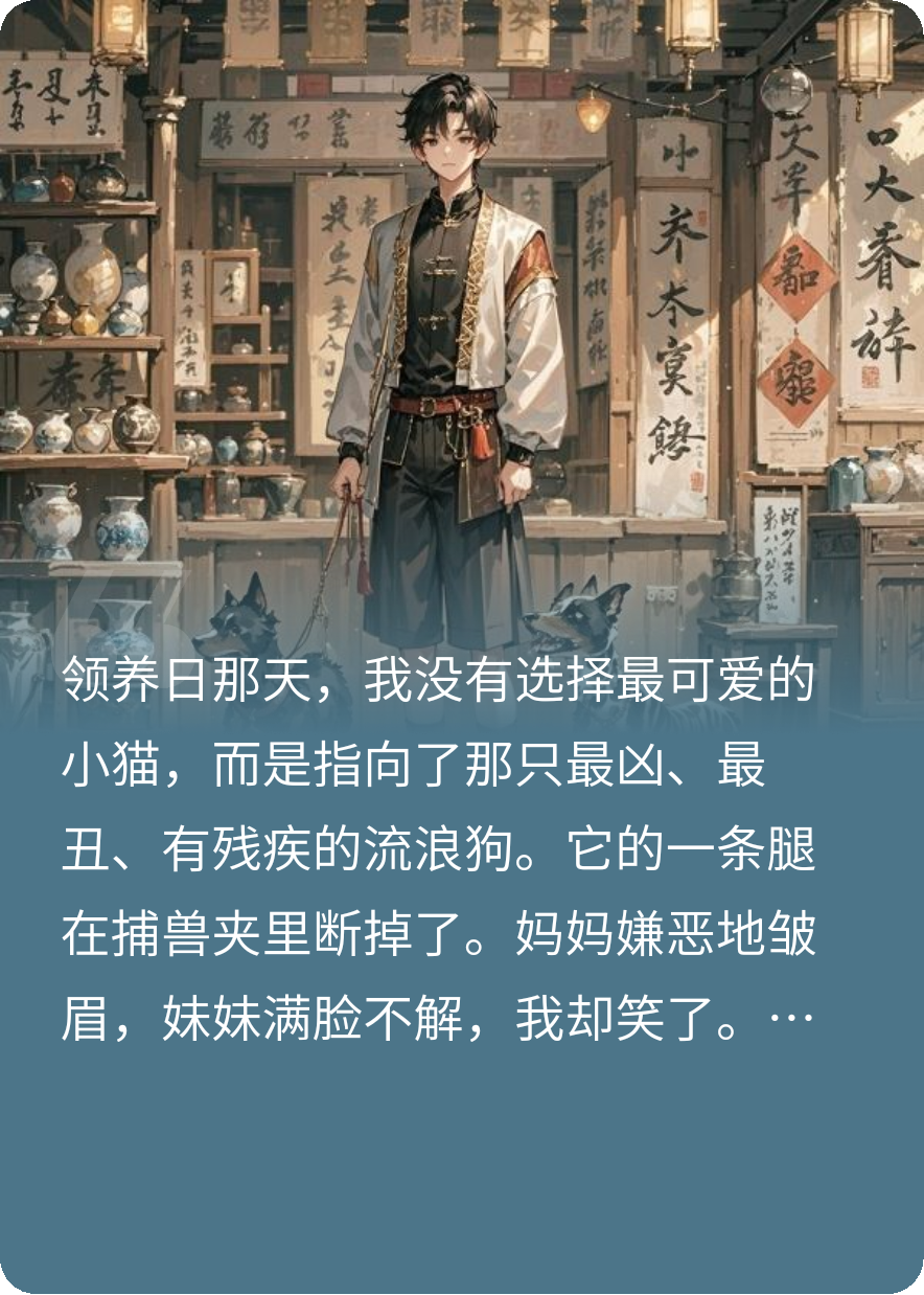 妹妹靠锦鲤系统成首富，我反手领养地狱恶犬