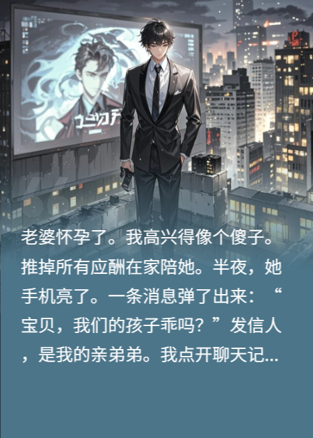 为庆祝妻子怀孕，我把她和亲弟一家，锁死在三十楼天台