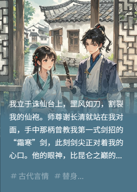 我假死后，师尊抱着我的牌位走火入魔