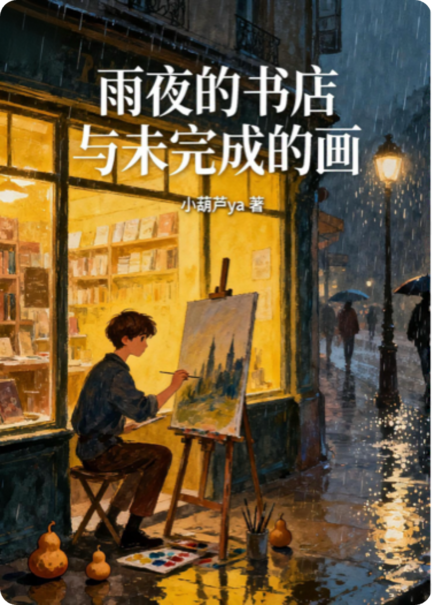 雨夜的书店与未完成的画