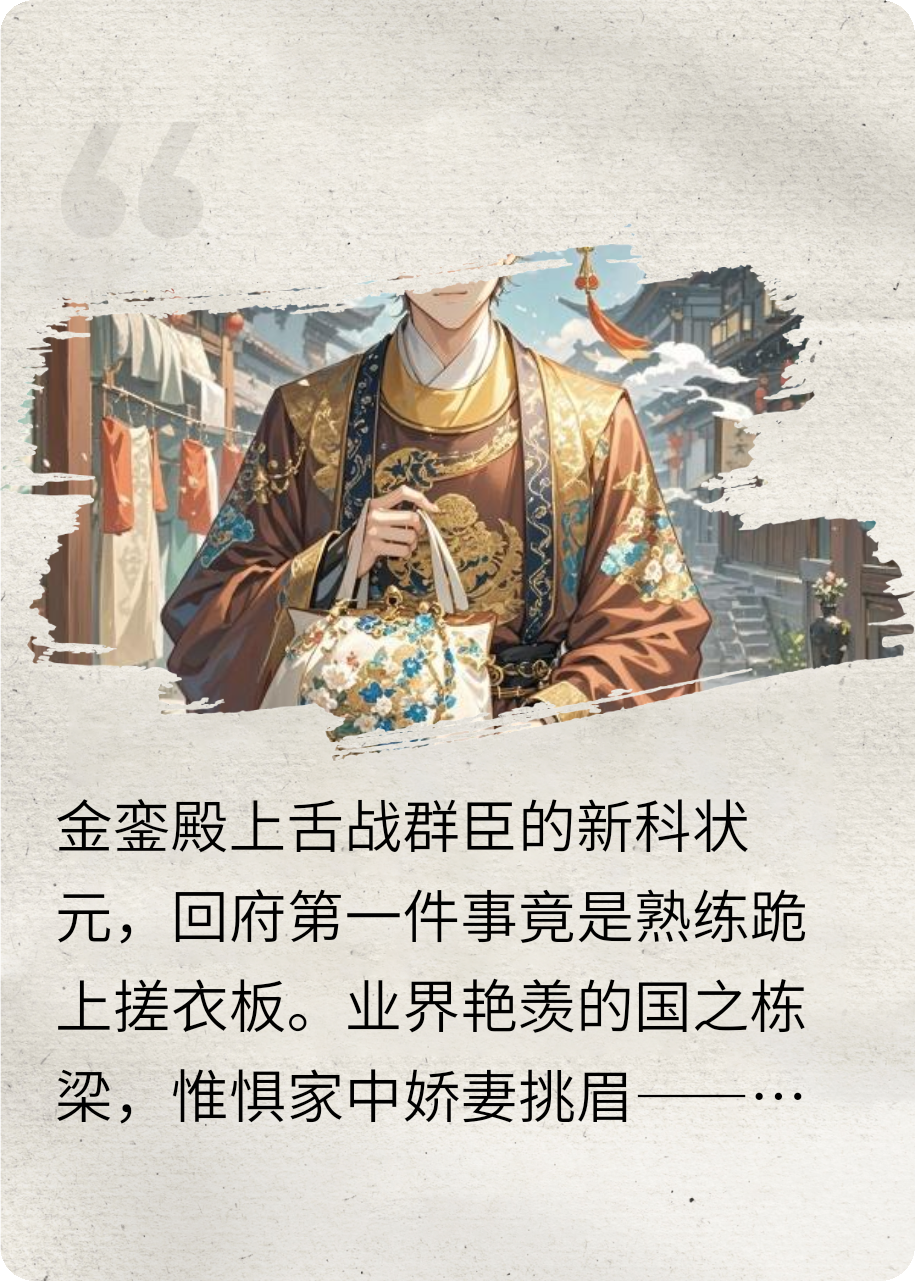 全能状元：除了不怕老婆，我什么都怕