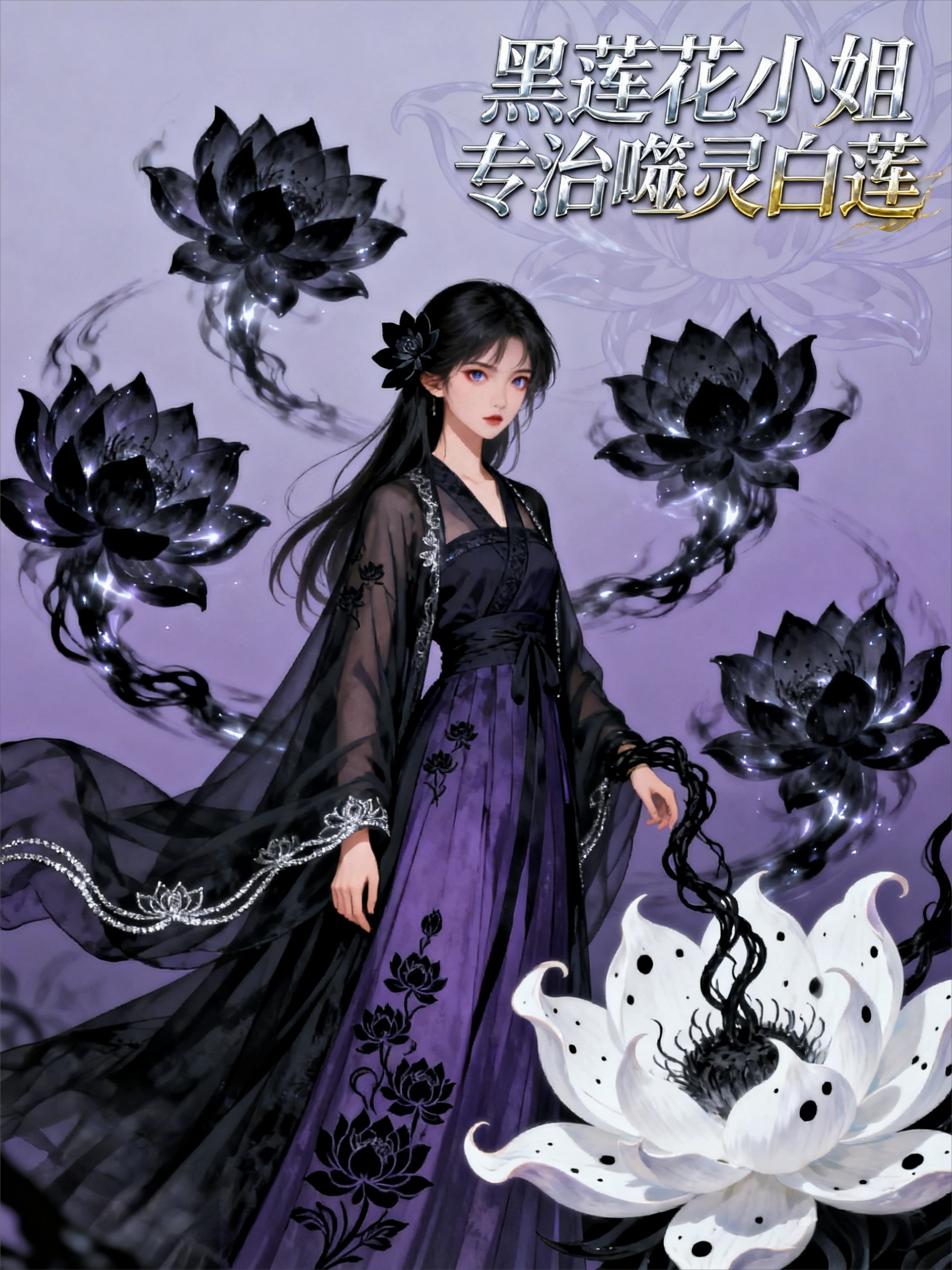 黑莲花小姐专治噬灵白莲