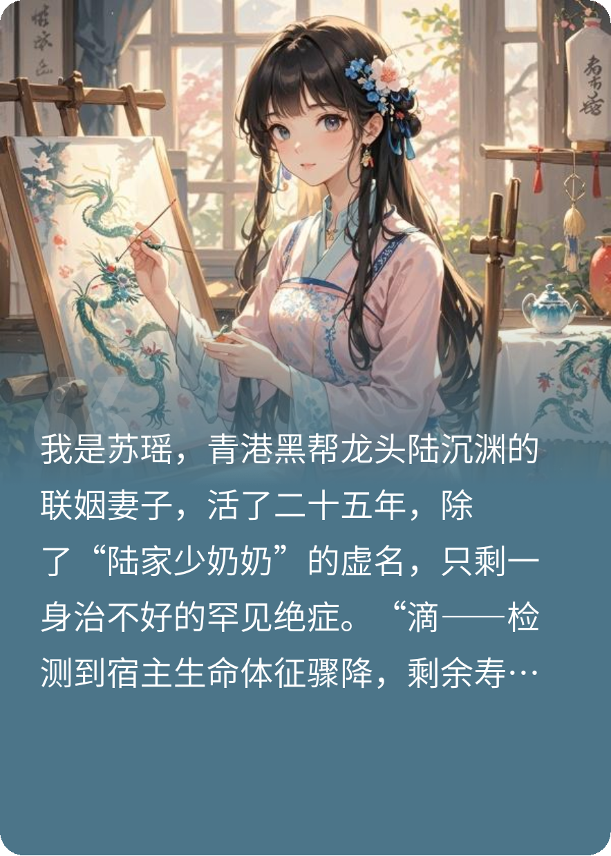 救命！绝症少奶奶绑定文化系统，狂撩霸总超带感