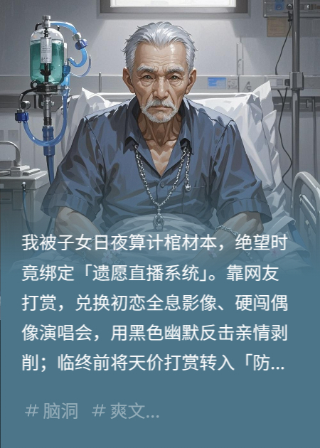 我把墓志铭直播打赏了
