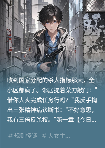 规则怪谈：我的杀人指标是国家分配的