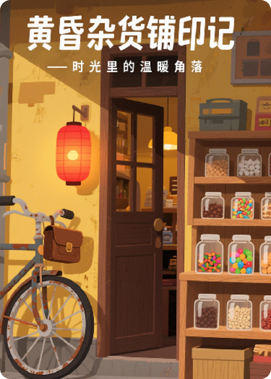 杂货铺的黄昏印记