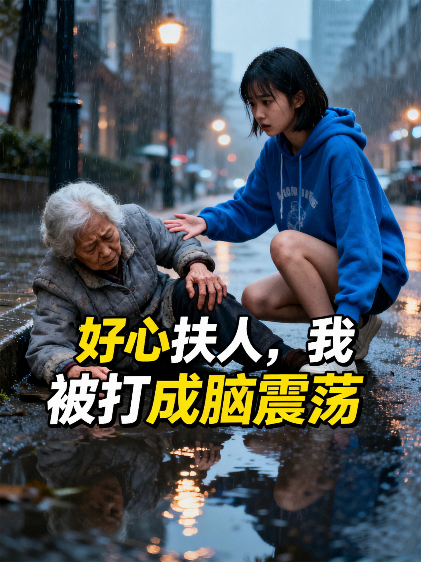 好心扶人，我被打成脑震荡
