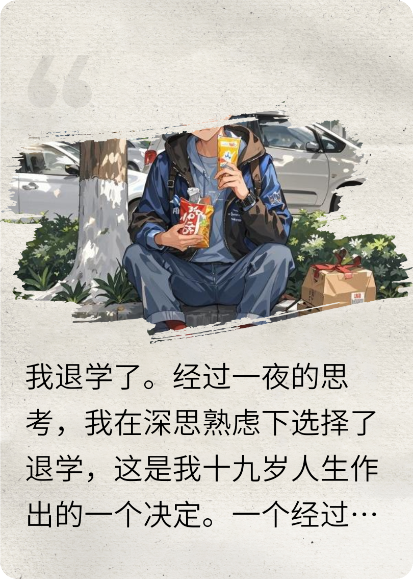 当我抑郁退学后……