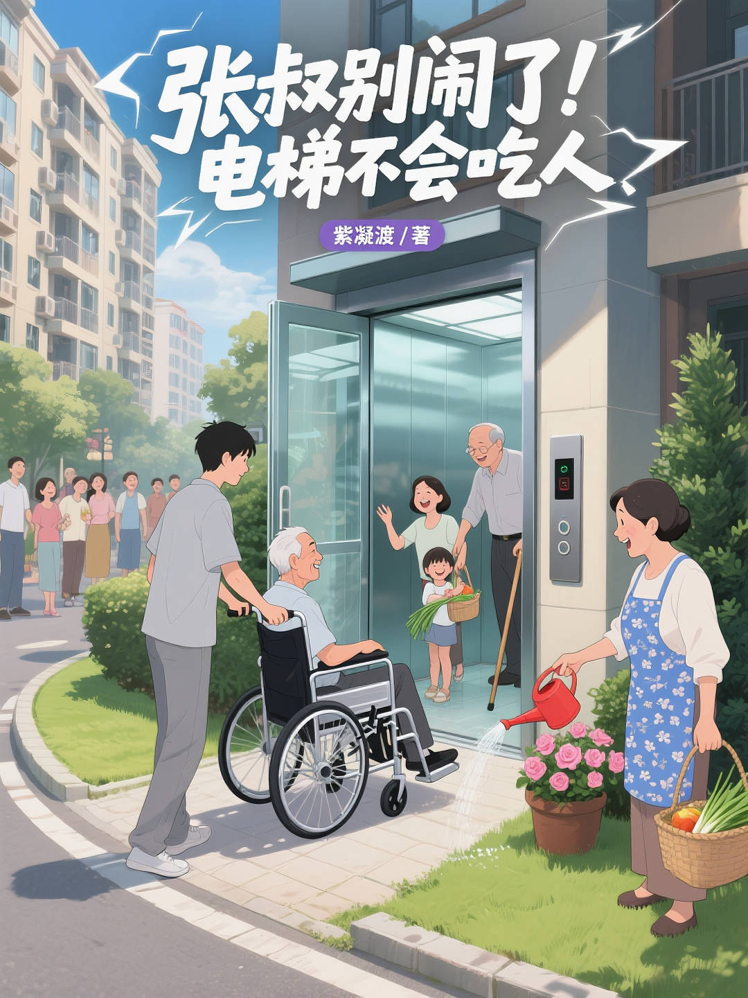 张叔别闹了！电梯不会吃人