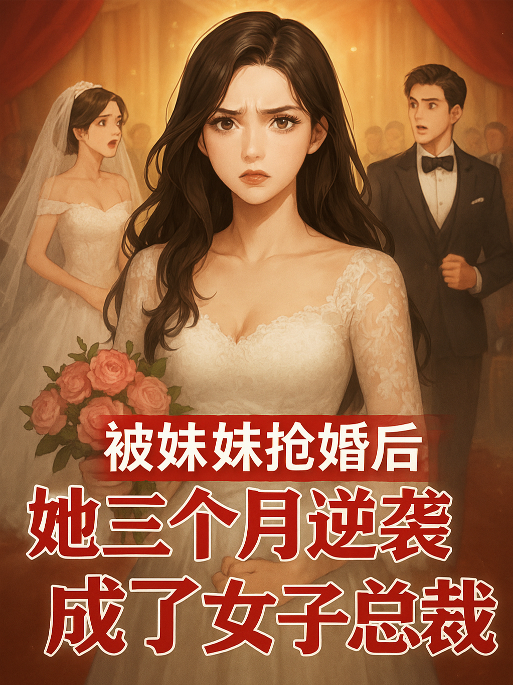 新娘换人：妹妹抢走婚礼，她却抱上霸总大腿