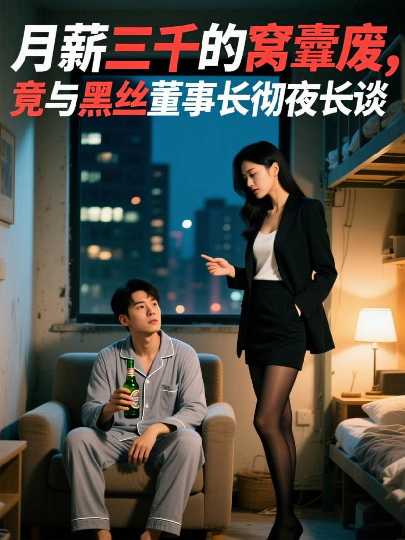 月薪三千的窝囊废，竟与黑丝董事长彻夜长谈