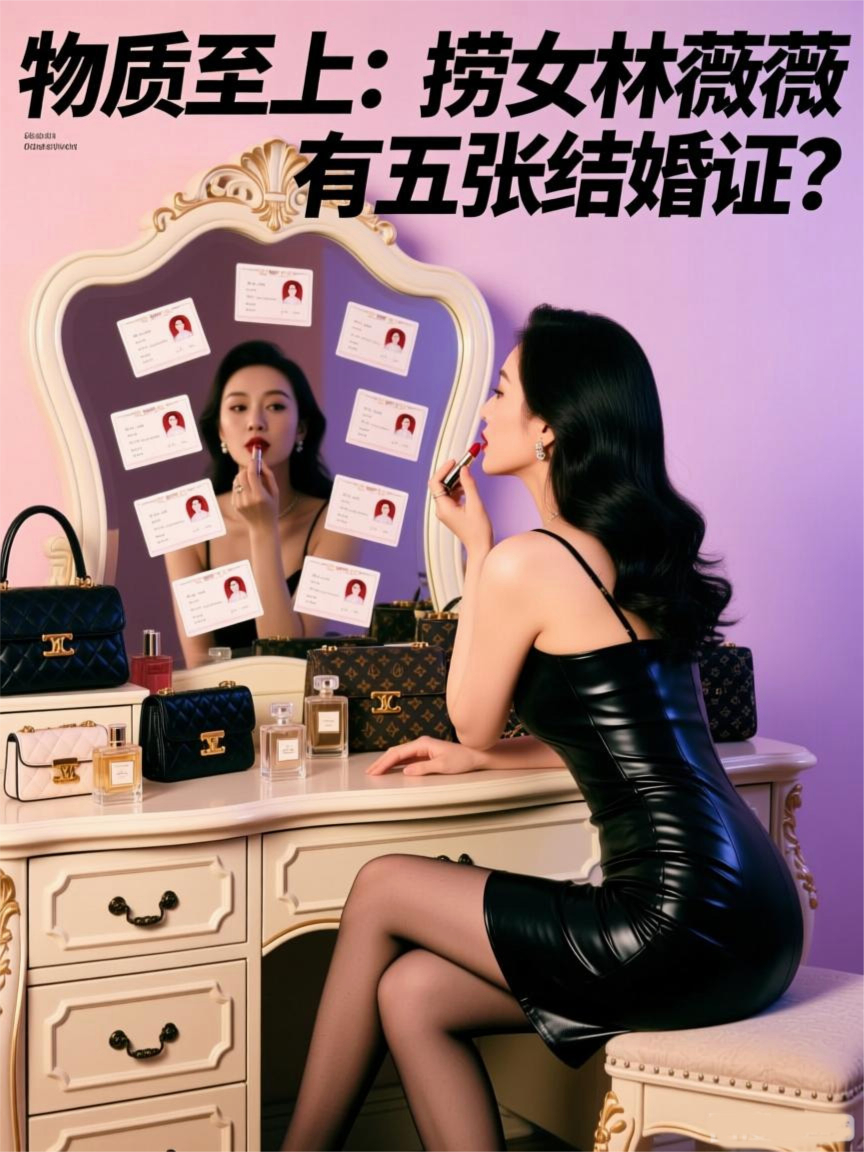 物质至上：捞女林薇薇有五张结婚证？