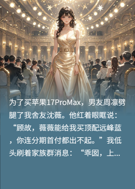 渣男为苹果17pm劈腿，我转身买下整间学校