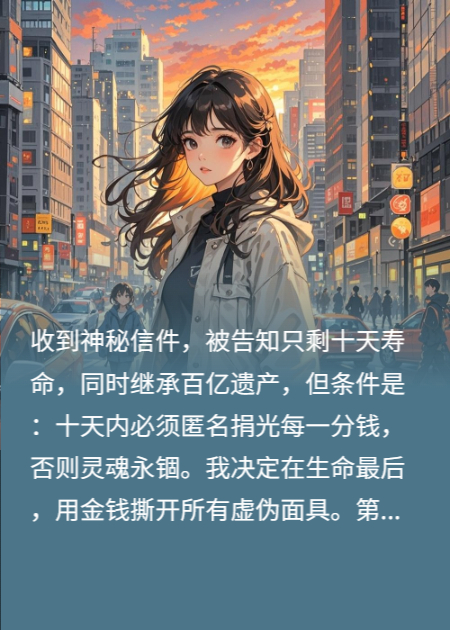倒数十日，我的亿万遗产必须捐光