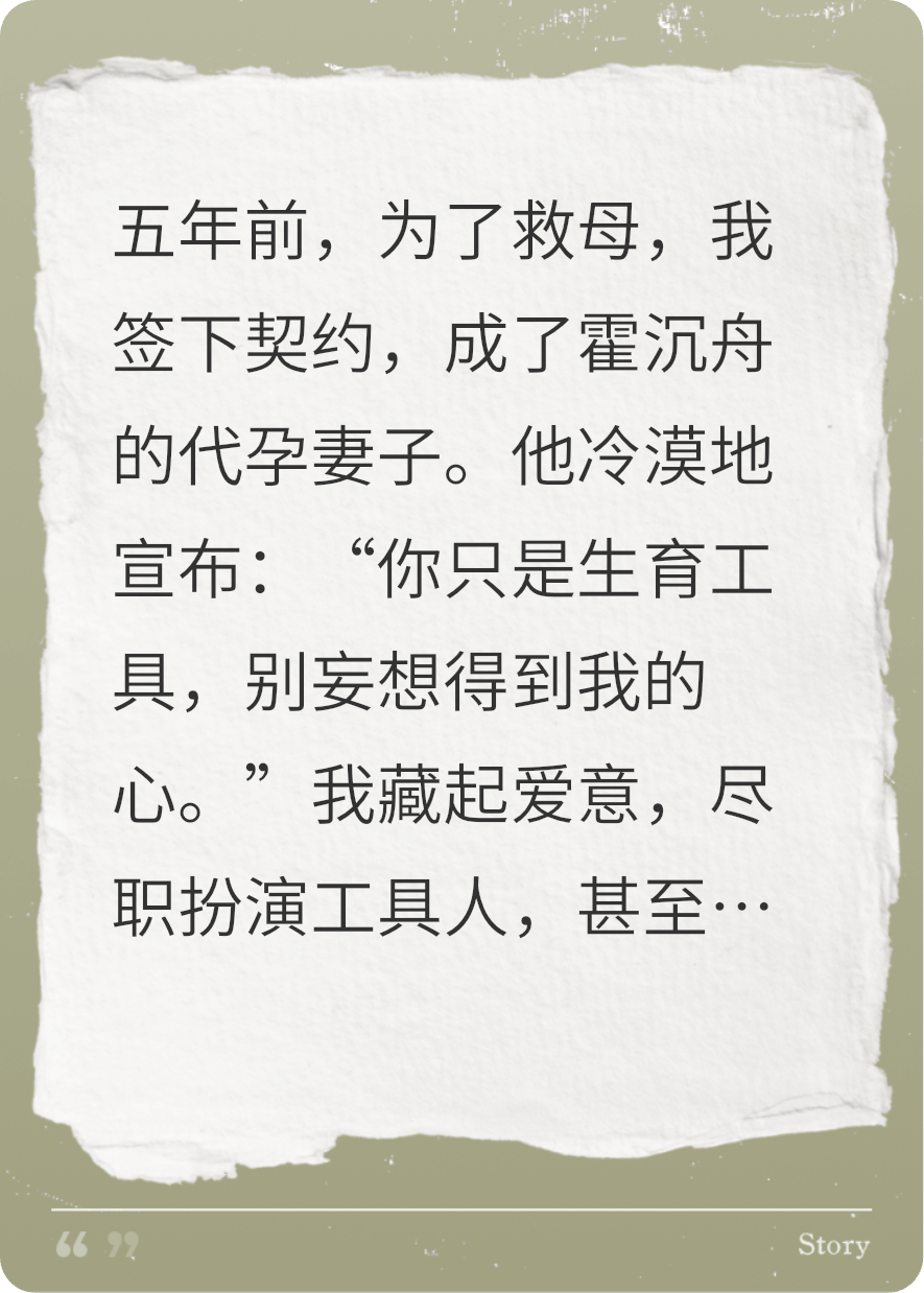 总裁的契约孕妻带球跑后