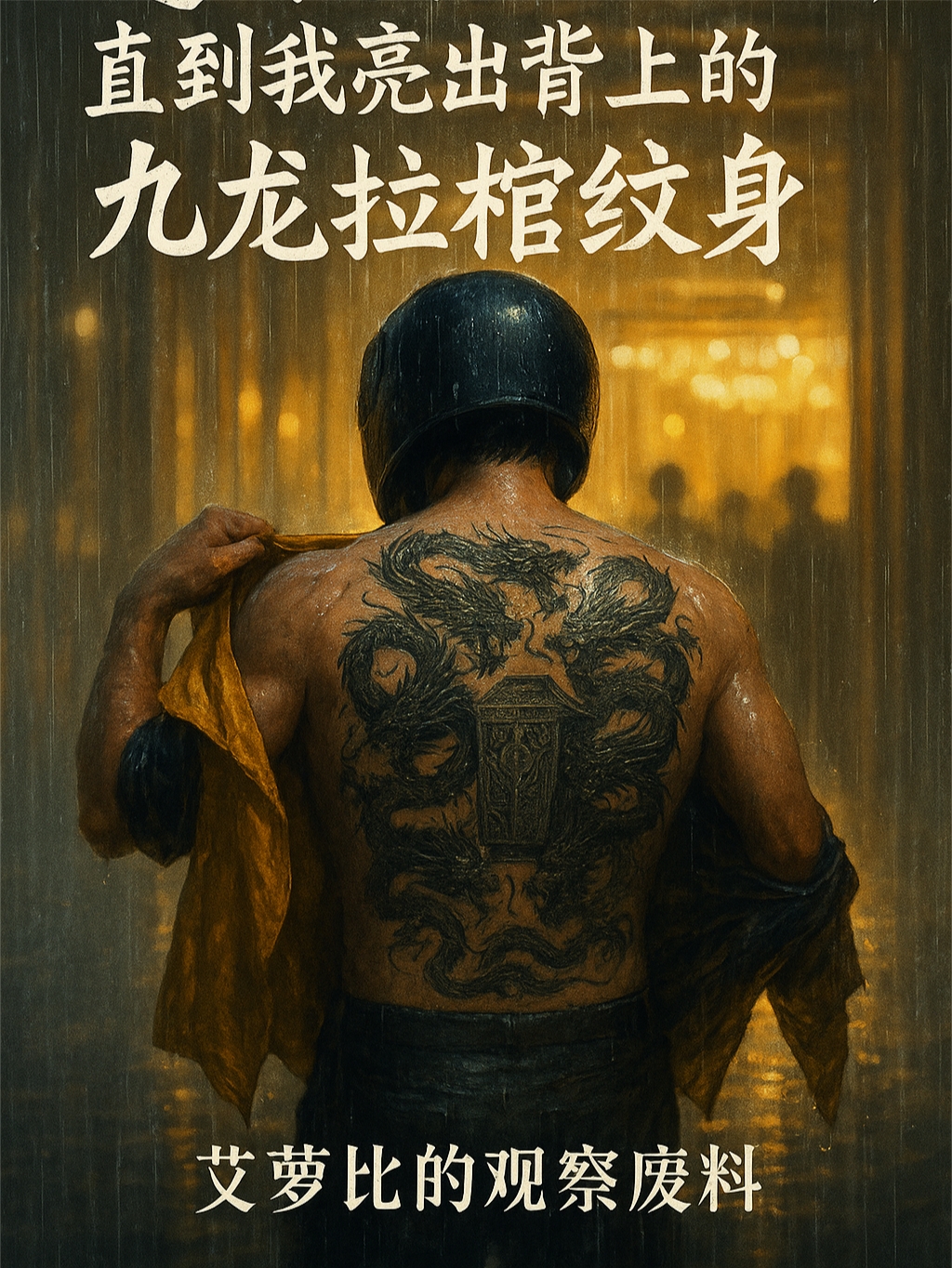 送外卖被骂穷酸，直到我亮出背上的九龙拉棺纹身