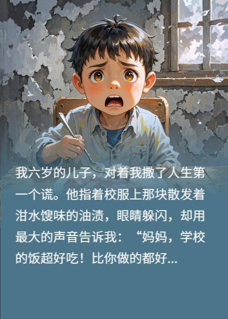 学校午饭滂臭，儿子却说很好吃？！