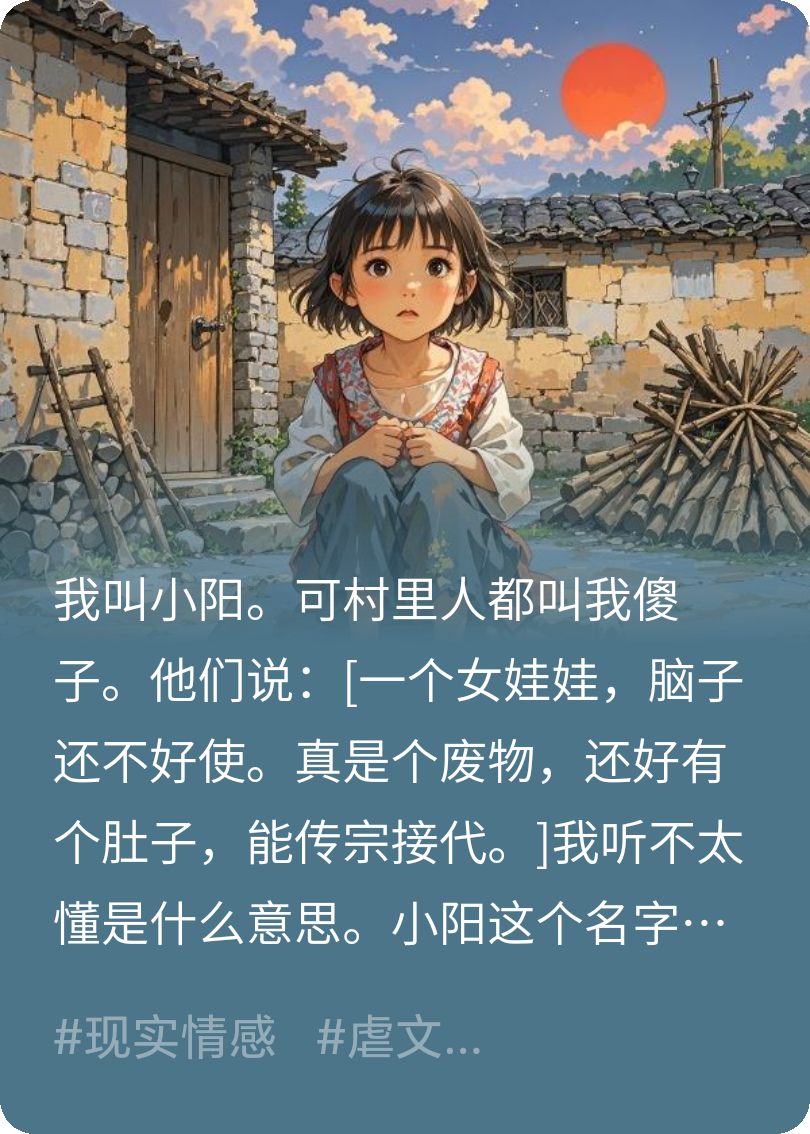 村里有个爱吃“甜石头”的傻姑娘