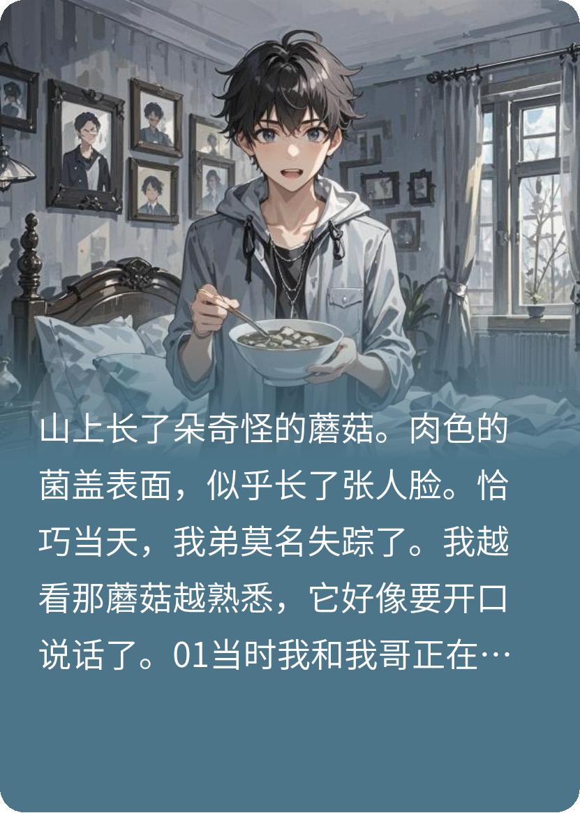 蘑菇上的人脸