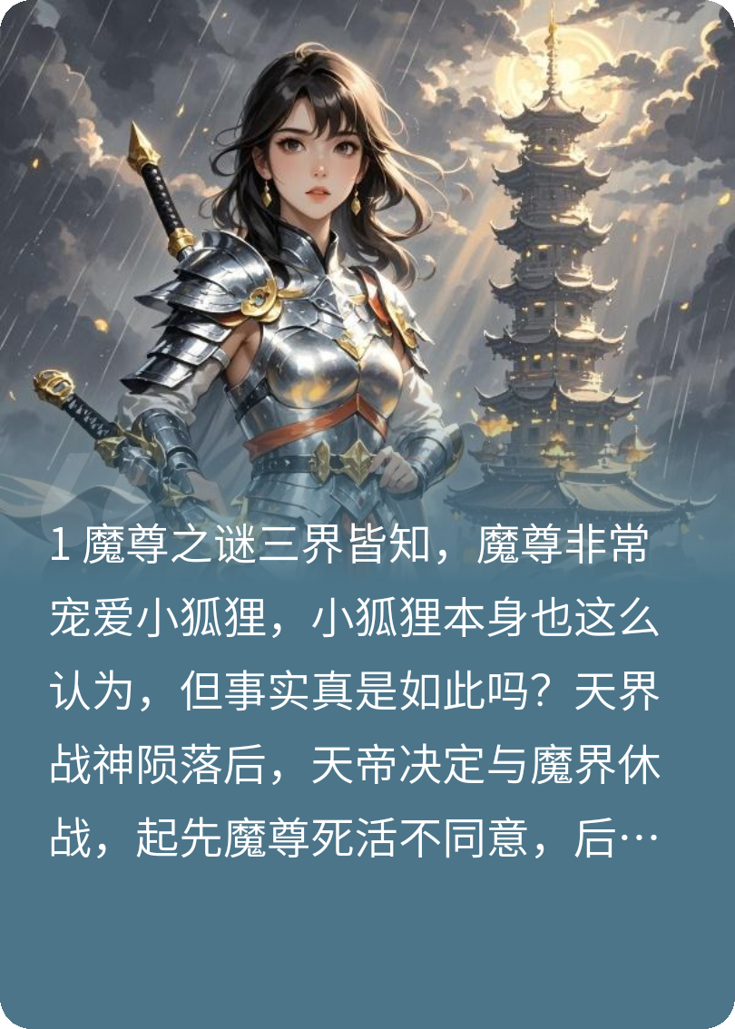我成天界战神，魔尊疯了