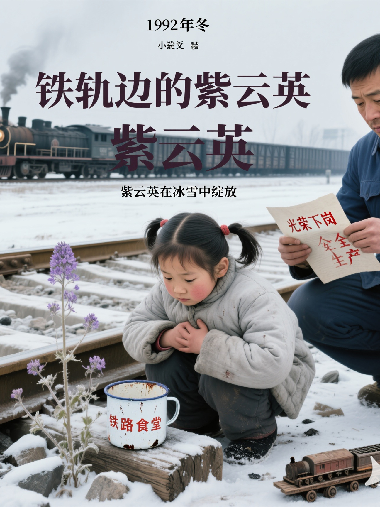 铁轨边的紫云英