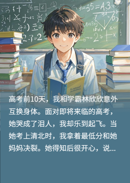 我和学霸互换身体，她竟是我表妹
