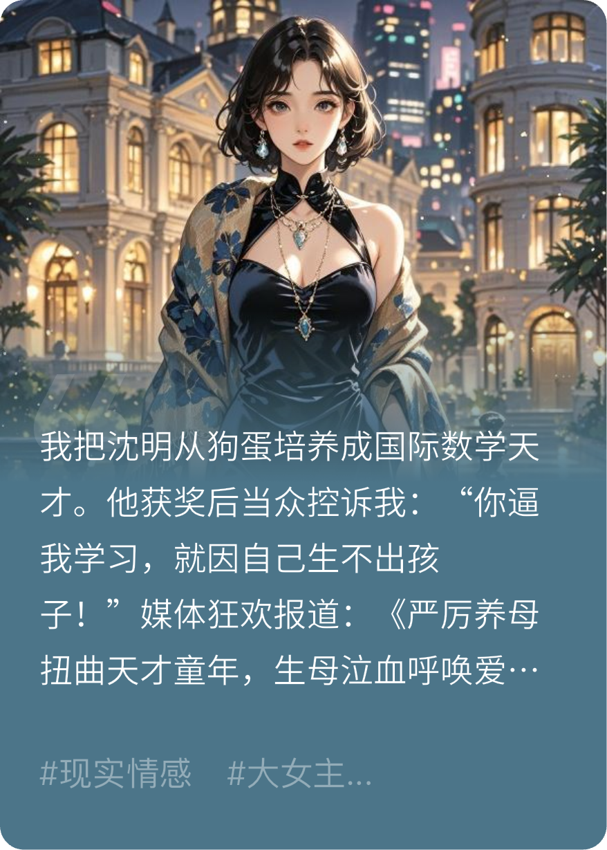 我能把他培养成天才，也能让他变回狗蛋