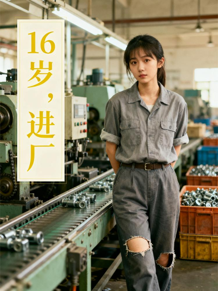 16岁，进厂