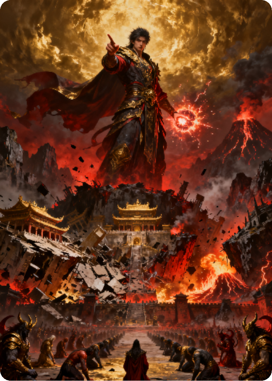 吾掌灭世：挥手间三界成灰，神魔跪伏