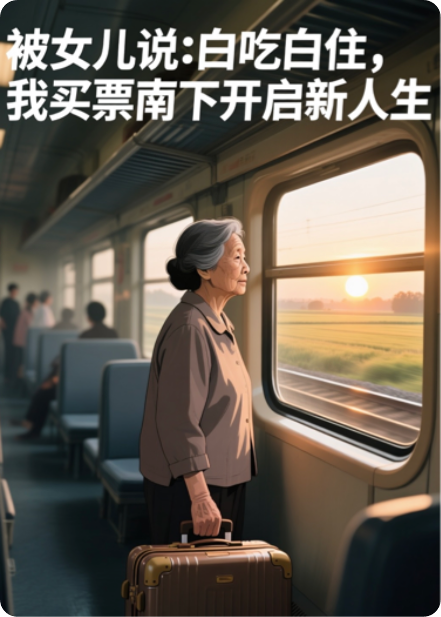 伺候女儿五年，换来说我白吃白住，我转身买了南下车票