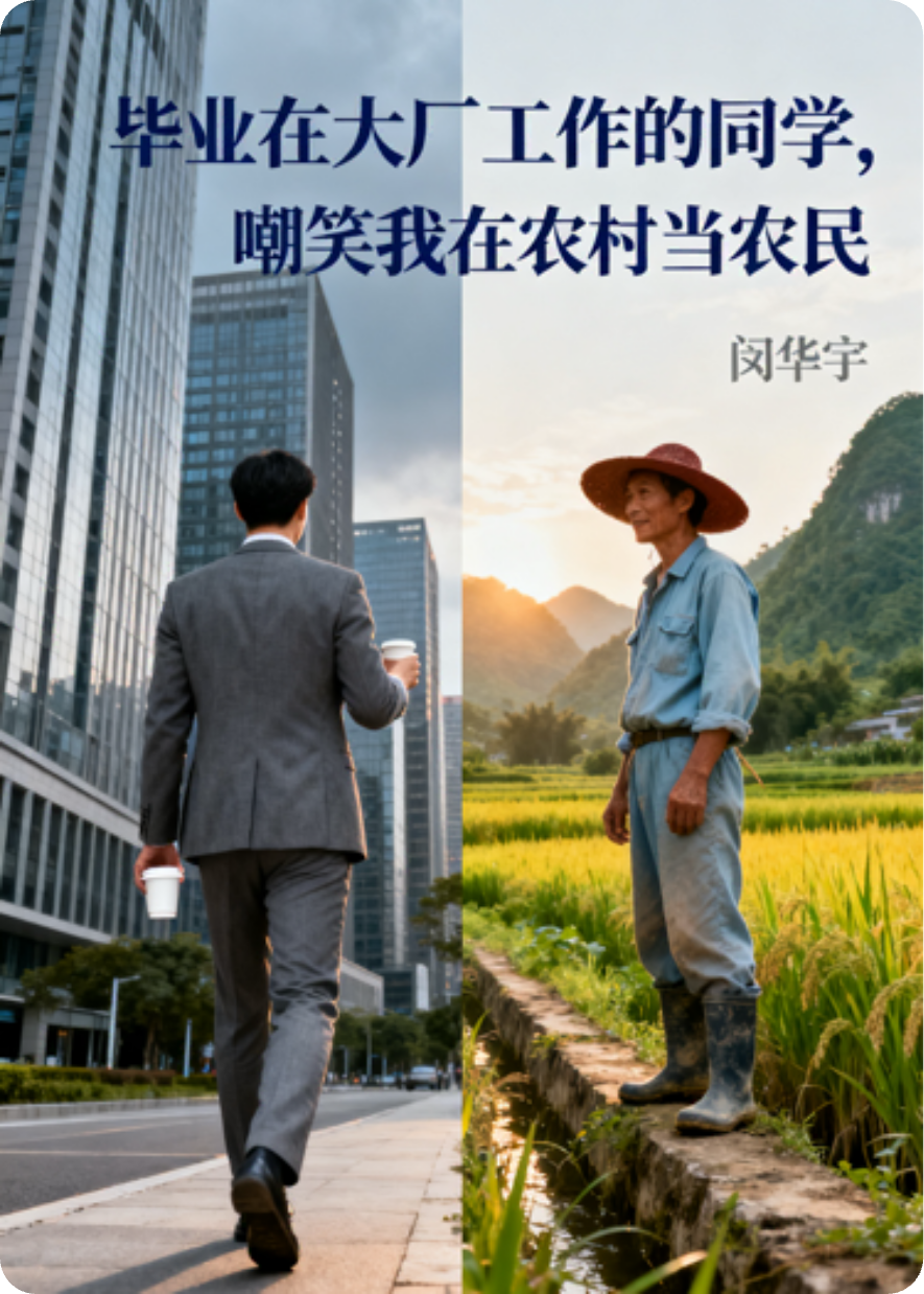 毕业在大厂工作的同学，嘲笑我在农村当农民