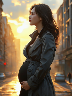 妈妈你向前走，前方有朝阳