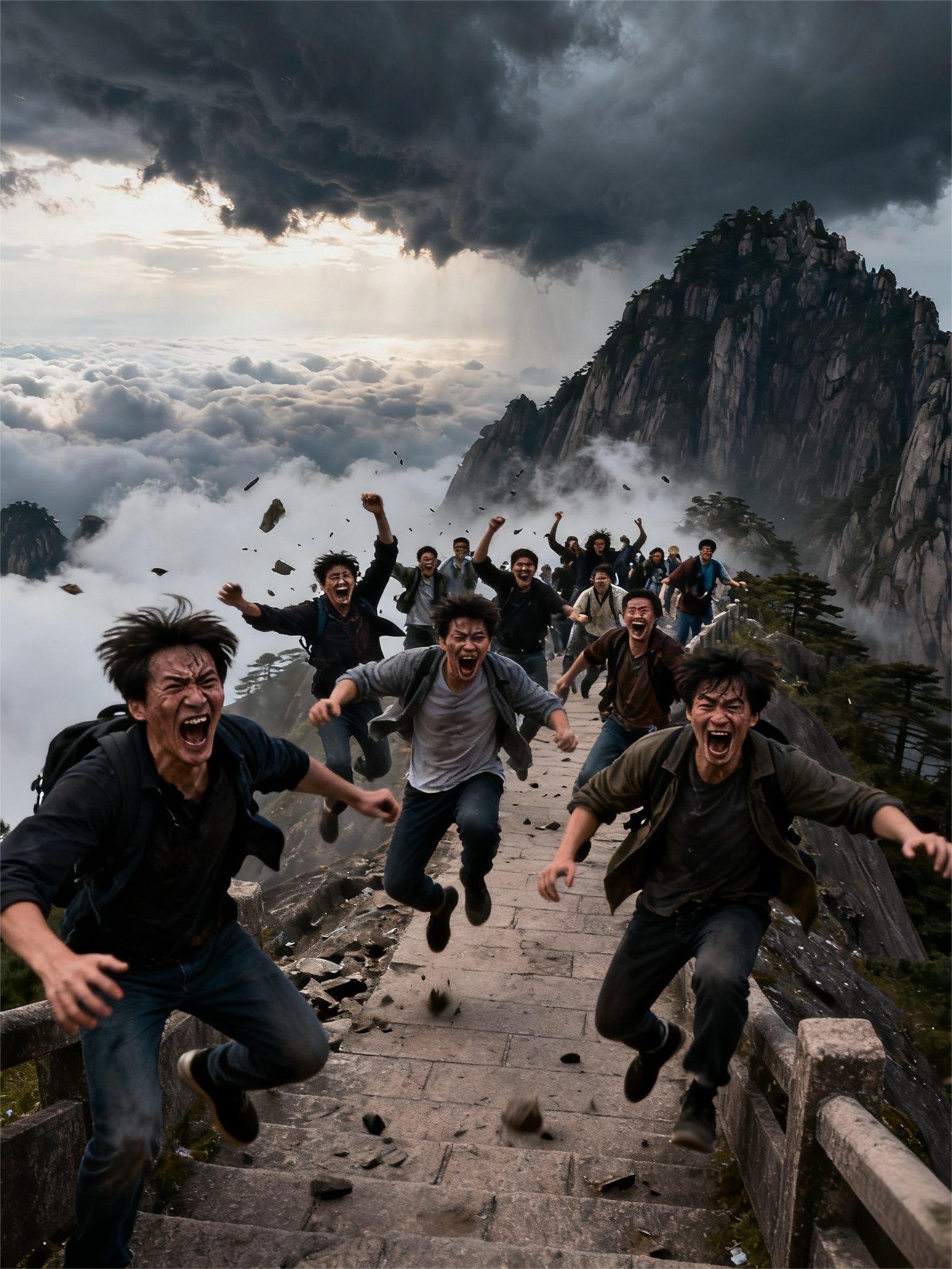 我们全家在黄山人海求生记