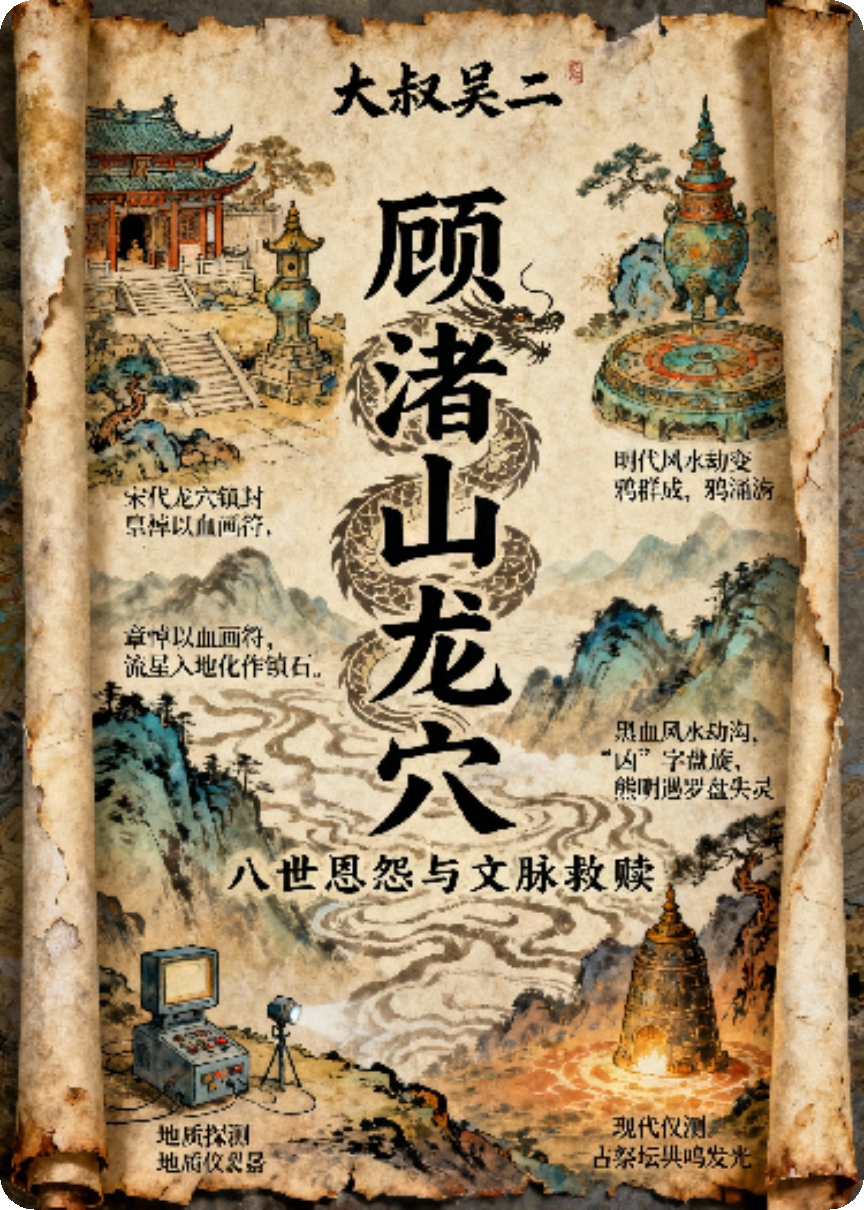 顾渚山龙穴：八世恩怨与文脉救赎